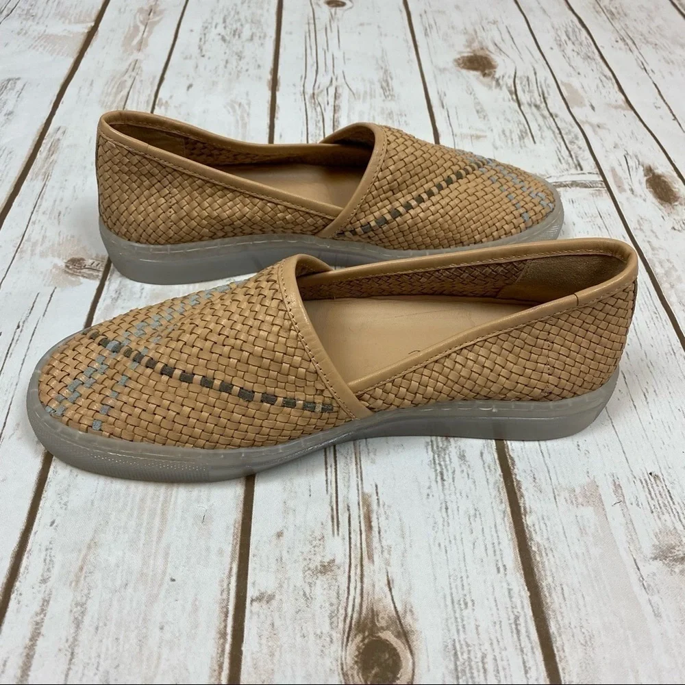 Free People Santorini‎ Slip on Woven Sneakers Sz 39